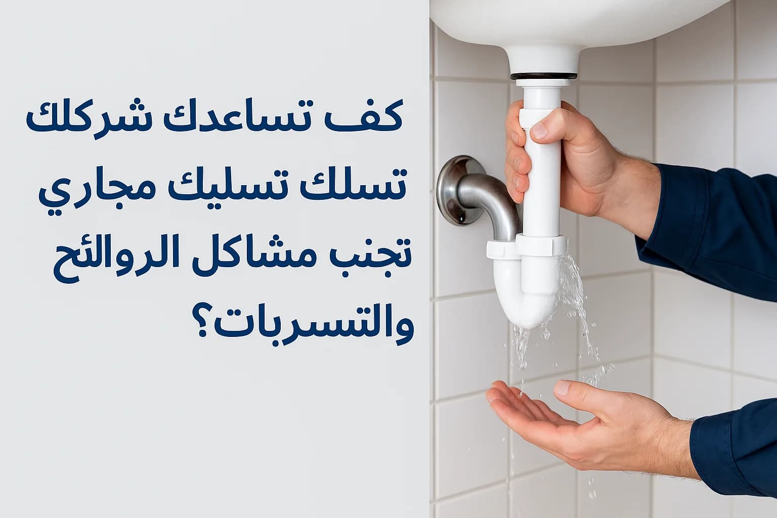 صورة مقال كيف تساعدك شركة تسليك مجاري على تجنب مشاكل الروائح والتسربات